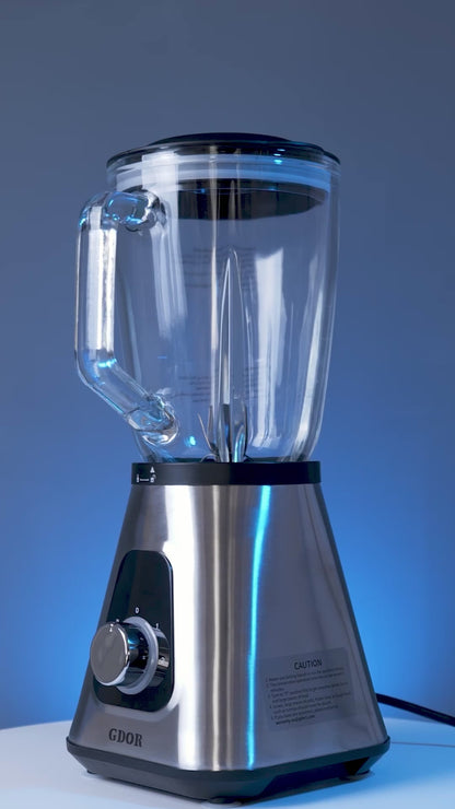 Smoothie Blender , 1500ML,  22 OZ , Sticla + Inox,  1200W - Gdor